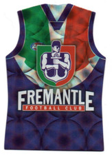 2009 AFL DIE-CUT HOLOGRAPHIC GUERNSEY - GDC64 UNMARKED CHECKLIST (FREMANTLE)