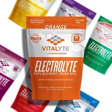 Vitalyte Electrolyte Powder,  35 oz, 40 Servings Per Container – Orange