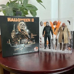 NECA Halloween 2 Ultimate Michael Myers Dr Loomis Set 7" Action Figure 1:12 Pack - Bild 1 von 8