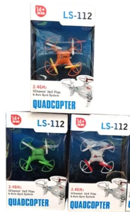 RC LS-112 Quadcopter WiFi 2.4 GHz 5 Chanel 360’ Flips. 6 Axis Gyro System - Picture 1 of 7