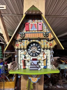 German Blacksmith Cuckoo Clock 1972 - Picture 1 of 15