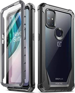 For OnePlus Nord N10 5G Case | Poetic [Dual Layer] Shockproof Cover Cover Black - Picture 1 of 8