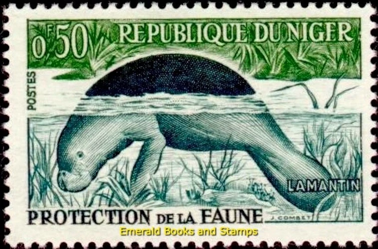 EBS Niger 1962 - Protección de la vida silvestre - Manatí africano - NE 96 A - MNH** - (c7 Foto 1 de 1
