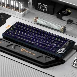 Magnetic Switch Mechanical Keyboard 3 Mode 82key Hot Swap Custom Gamer Keybo Lot - Picture 1 of 23