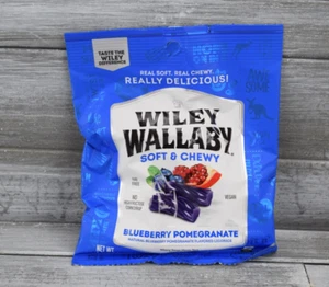 Wiley Wallaby Soft + Chewy Blueberry Granatapfel Vegan Fettfrei 4 Unzen Würzige Tarte - Bild 1 von 10