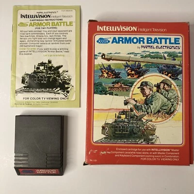 Intellivision Space Battle CIB Tested Original USA 1979 Manual Game & Box Works! - Image 1 of 4