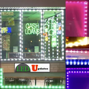 LEDupdates Brightest Store front LED Window Light module with UL power supply - Picture 1 of 21