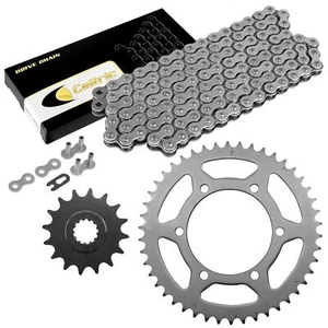 Drive Chain & Sprockets Kit for Yamaha FZ6 FZ600S FZ6S 2004 2005 2006 2007 2008 - Picture 1 of 8