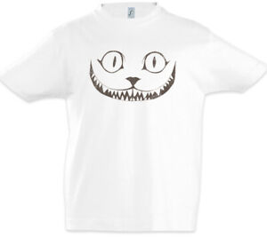 Cheshire Cat II Kids Boys T-Shirt Alice In Cat Cats Wonderland Love Addicted