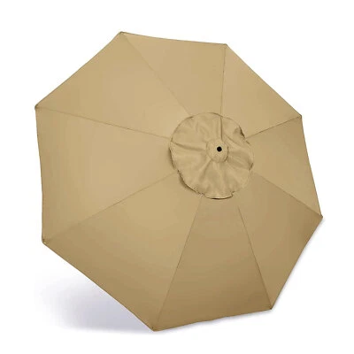 Paraguas de patio mesa de mercado paraguas exterior cubierta de dosel de repuesto 6,5-9,8 pies Foto 1 de 4