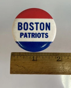 Vintage 1960s Boston Patriots NFL New England 1.75" Pinback Button NO PIN - Picture 1 of 3