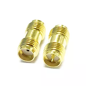 1PC SMA female to RP SMA female jack RF connector adapter coupler straight NEW - Picture 1 of 7