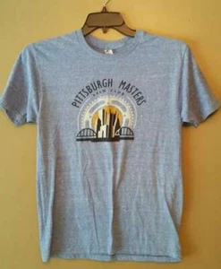 Pittsburgh Masters Velo Club MEN'S Blue Short Sleeve T-Shirt Size S - Picture 1 of 2