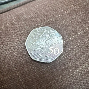 D-Day Anniversary - 50p from 1994 50th Anniversary Landings 50 Pence Coin VGC - Picture 1 of 3