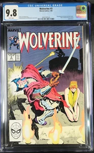 Wolverine #3 CGC 9,8 WP - 1989 - Silver Samurai, Jesica Drew, Kevin Nolan BC - Imagen 1 de 2