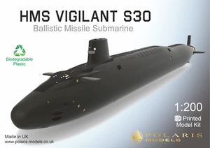HMS Vigilant S30 - Submarine self assembly scale model kit 1:200 750 mm / 29.5'' - Picture 1 of 8
