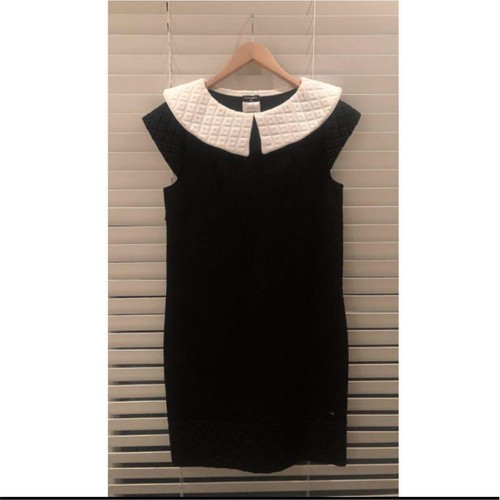 Abito CHANEL lunghezza ginocchio donna TAGLIA 38 logo placcato di JP autentico