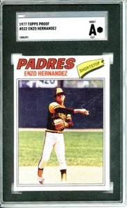 1977 Topps #522 Enzo Hernández 9 cartas prueba progresiva. 16a - Imagen 1 de 12