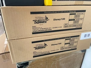Unsealed Case: Disney 100 Weiss Schwarz Booster Box CASE - 18 boxes in case