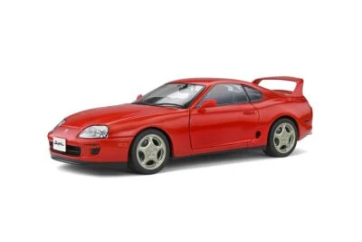 SOLIDO 1:18 DIE CAST METAL  AUTO TOYOTA SUPRA MK4  1993 ROSSO       ART S1807601 - Immagine 1 di 4