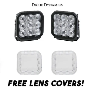 Diode Dynamics SS5 Sport LED Flood Light Kit w/ Multi Backlight Colors & Covers - Picture 1 of 10