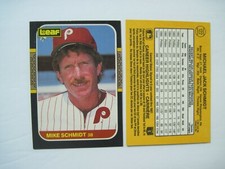 MIKE SCHMIDT CARDS You Pick TOPPS Tiffany Mini Donruss Leaf UD 1980 1984 1985-90