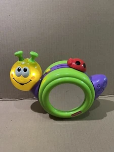 Fisher-Price Go Baby Go 1-2-3 Crawl Along With Me Musical Snail Works Video - Picture 1 of 18