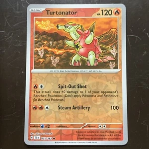 TURTONATOR - 035/162 REVERSE HOLO - Scarlet & Violet: Temporal Forces - Picture 1 of 3