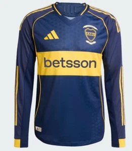 Boca Juniors Shirt Jersey Camiseta L-S S-S Version Player 2025 Adidas Argentina - Picture 1 of 13