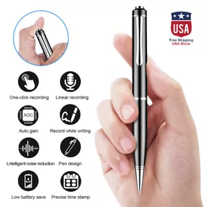 Mini Spy Digital Audio Recorder Dictaphone MP3 Player Built-in Rechargeable New - Picture 1 of 14