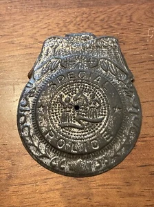 Vintage 1950s Large Tin Special Police Toy Badge With Pin on Back - Picture 1 of 7
