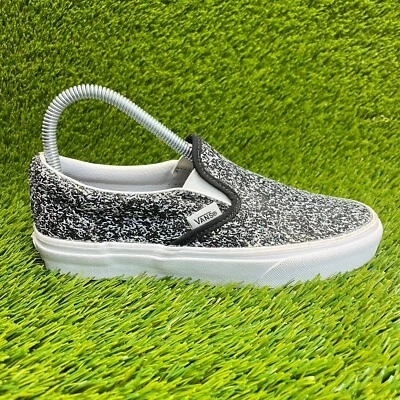 Vans Clásico Sin Cordones Brillante Fiesta Mujer Talla 6 Negro Informal Zapatos Tenis Foto 1 de 4
