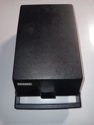 Vintage Rolodex RC-24 Locking Travel Handle File Organizer Index A-Z and Blanks - Image 1 of 3