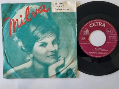 Milva - Verro'/ Vicino al ciel 7'' Vinyl Italy - Image 1 of 4