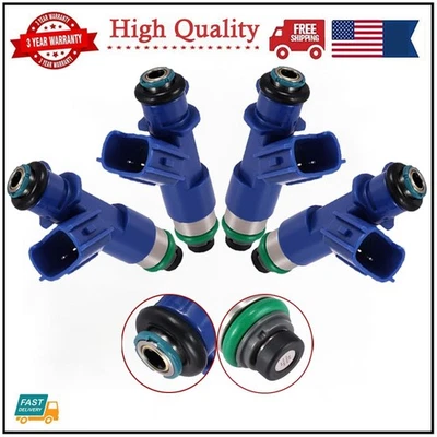 4X Inyector de combustible 16450RWCA01 para 2007 2008 2009 2010 2011 2012 Acura RDX 2,3 L L L4 Foto 1 de 4