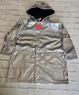 Impermeable Magnetic Me Talla 4T Botón Magnético en Astilla-NUEVO CON ETIQUETAS Foto 1 de 4