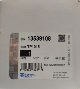 2017–2025 Silverado Sierra L5P Duramax Fuel Filter ACDelco TP1015 / GM 13539108 - Picture 1 of 2