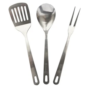 Stansport Stainless Steel Cooking Utensils - Picture 1 of 10