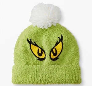 NWT HANNA ANDERSSON DR SEUSS MARSHMALLOW FLEECE GRINCH HAT S - Picture 1 of 1