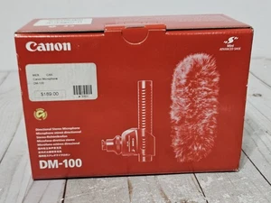 Canon DM-100 Microfono Stereo Direzionale S Mini Nuovo Scatola Aperta per Vixia Cam - Foto 1 di 11