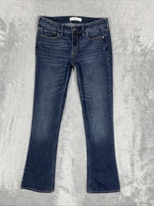 Abercrombie & Fitch Jeans Women's Short 4S Blue Bootcut Flex Denim Pants - Picture 1 of 11