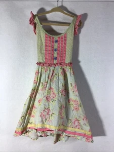 Matilda Jane Girls Floral Sundress Spring Easter Pink 6 - Picture 1 of 21