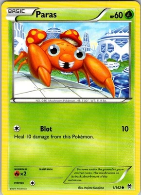 Pokemon | XY - BREAKthrough | Paras | 1/162 | Normal | NM - Image 1 of 2