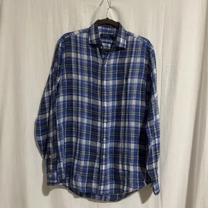 Polo Ralph Lauren 100% Linen Shirt Men's Size Small Long Sleeve Button Up - Picture 1 of 6