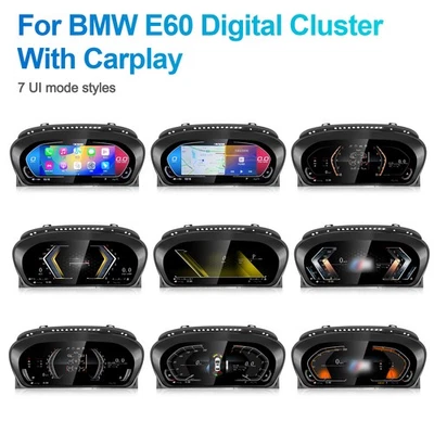 Cuadro de instrumentos digital LCD mejorado 12,3" para BMW Serie 5 E60/E61 Foto 1 de 4