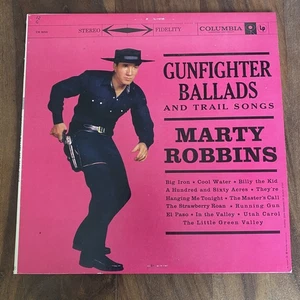 Marty Robbins Gunfighter Ballads Trail Songs CS 8158 LP Vinyl Record Vtg *READ* - Picture 1 of 6