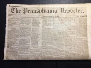 President Tyler Tribute President Harrison 1841 Special Message Congress - Picture 1 of 15