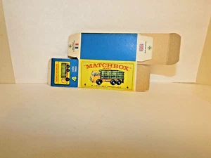MATCHBOX REG. WHEEL NO. 4-D DODGE STAKE TRUCK EMPTY BOX ONLY - Picture 1 of 2