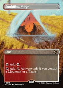 MTG - (Borderless) SUNBILLOW VERGE - Aetherdrift (R) - Picture 1 of 1