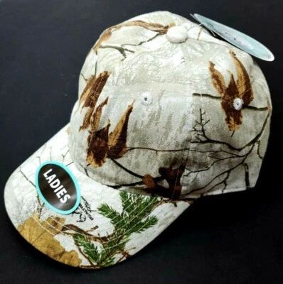 Ladies Realtree Hunting Style Hat, Unstructured Xtra Snow, NWT - Image 1 of 4